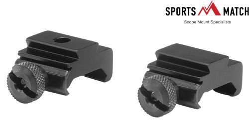 (RB6) Weaver/Picatinny to Dovetail Adaptors Pair by Bisley