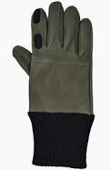 Leather Shooting Gloves Green by Parker-Hale
