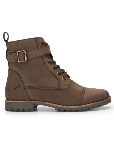 Hoggs Ladies Bridle Buckle Boot (Brown)
