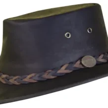 BARMAH HAT | 1018 SQUASHY KANGAROO CRACKLE BROWN