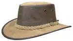BARMAH HAT | 1064 FOLDAWAY COOLER SUEDE HICKORY