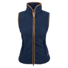 Ladies Sherpa Fleece Gilet Navy