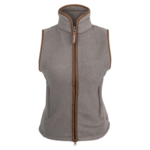 Ladies Sherpa Fleece Gilet Shiitake