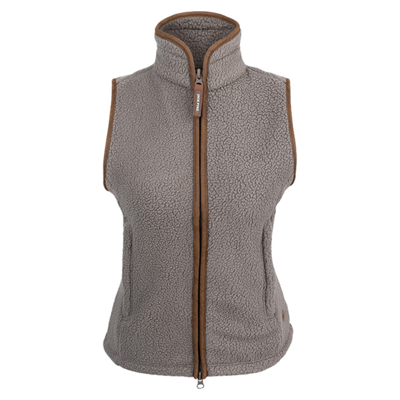 Ladies Sherpa Fleece Gilet Shiitake