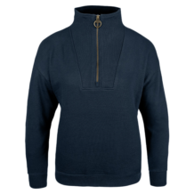 Ladies Half Zip Sweatshirt Navy