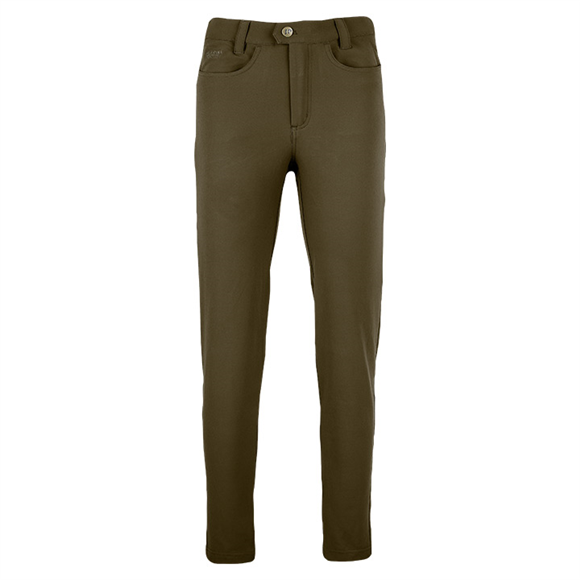 Ladies Contour Stretch Pants Brown