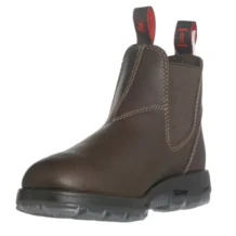 Redback Boots | SOFT TOE AQUAPEL DEEP BROWN