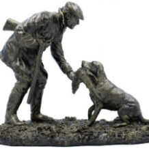 Patina Bronze Sculpture The Retrieve (PBTR)