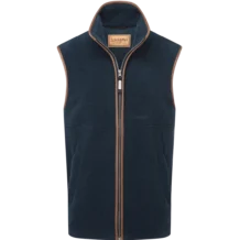OAKHAM FLEECE GILET PETROL BLUE