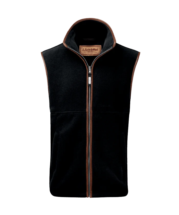 OAKHAM FLEECE GILET GUNMETAL