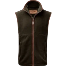 OAKHAM FLEECE GILET DARK OLIVE