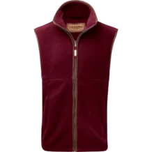 OAKHAM FLEECE GILET CLARET